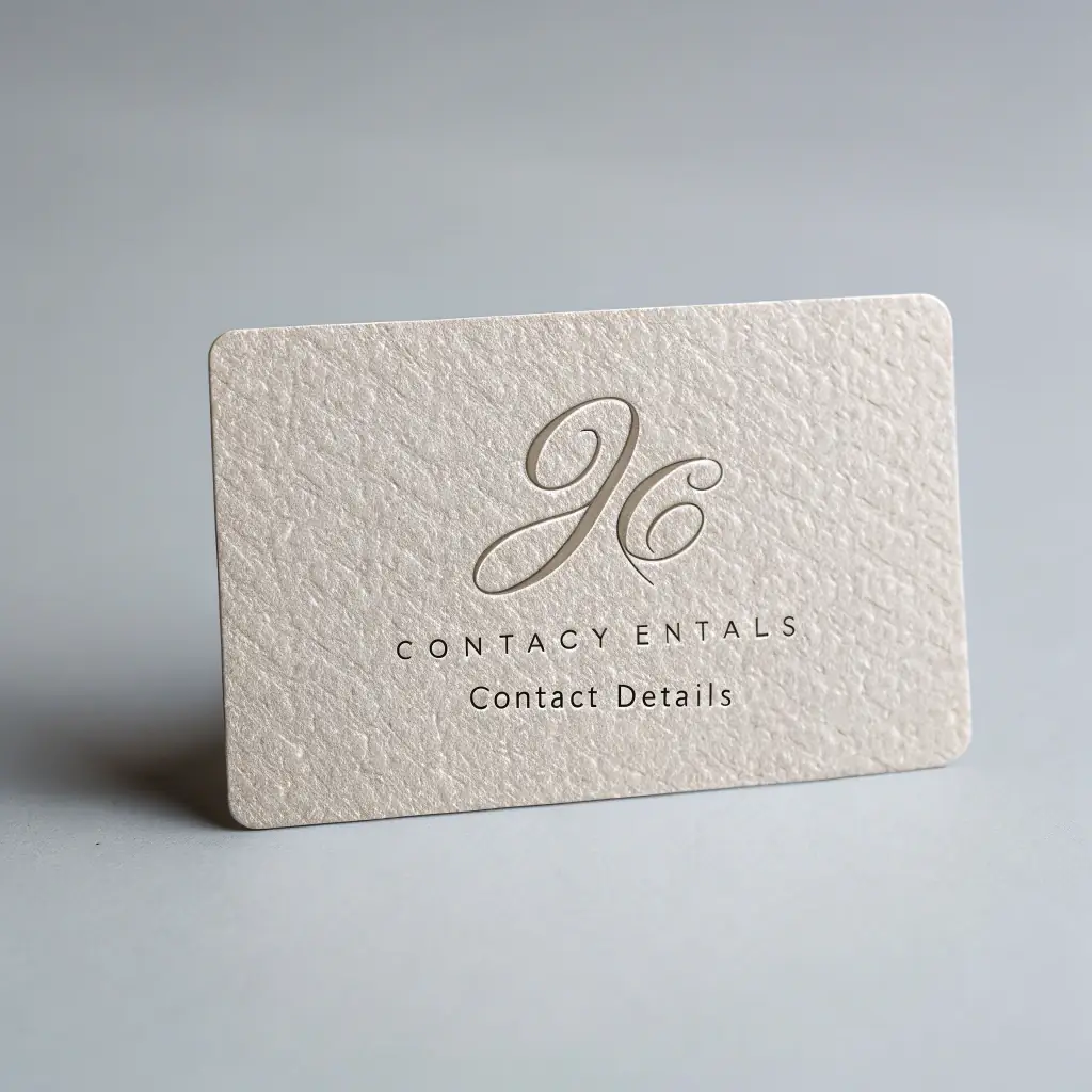 Elegant Textured Business Card